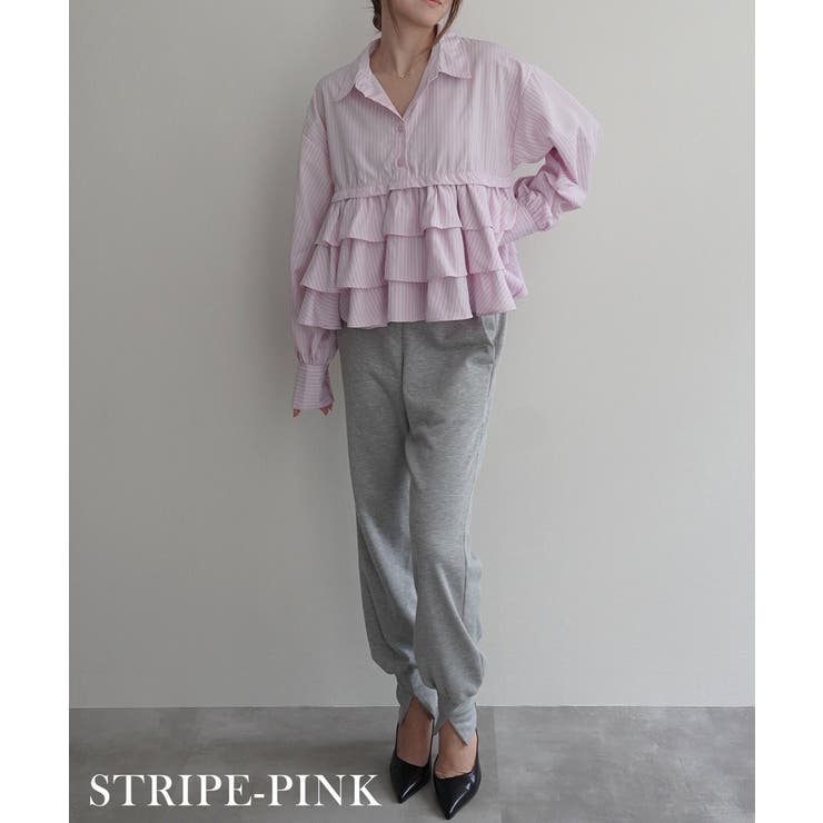 ティアードフリルシャツRashik シャツ 大人カジュアル | BUYSENSE | 詳細画像18 