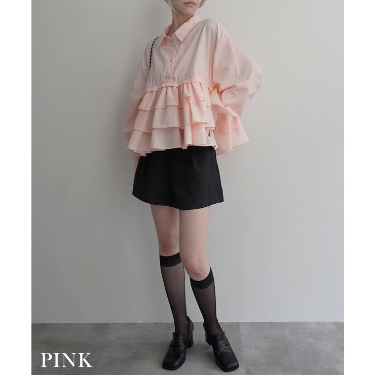 ティアードフリルシャツRashik シャツ 大人カジュアル | BUYSENSE | 詳細画像9 