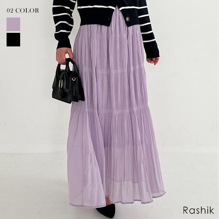 シフォンプリーツスカート Rashik スカート | BUYSENSE | 詳細画像1 