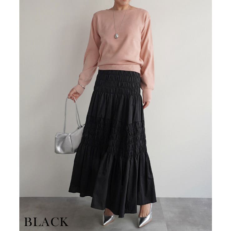 ギャザーフレアスカートRashik スカート 大人カジュアル | BUYSENSE | 詳細画像8 