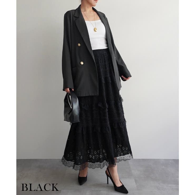 フラワーレーススカートRashik スカート 大人カジュアル | BUYSENSE | 詳細画像7 