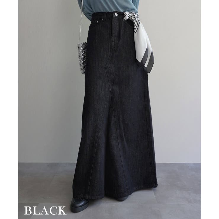 AラインフレアデニムスカートRashik スカート 大人カジュアル | BUYSENSE | 詳細画像15 