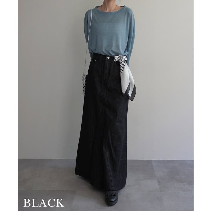 AラインフレアデニムスカートRashik スカート 大人カジュアル | BUYSENSE | 詳細画像16 