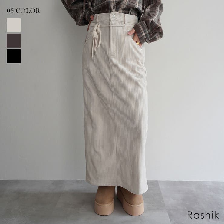 コーデュロイIラインスカートRashik スカート 大人カジュアル | BUYSENSE | 詳細画像1 