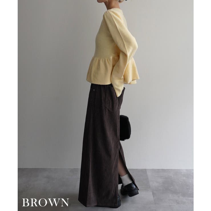 コーデュロイIラインスカートRashik スカート 大人カジュアル | BUYSENSE | 詳細画像8 