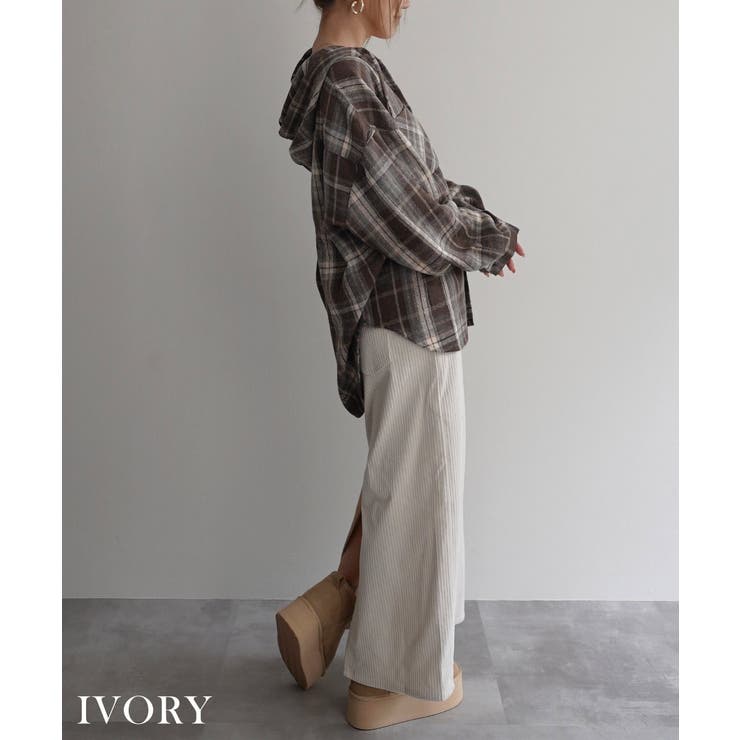 コーデュロイIラインスカートRashik スカート 大人カジュアル | BUYSENSE | 詳細画像5 