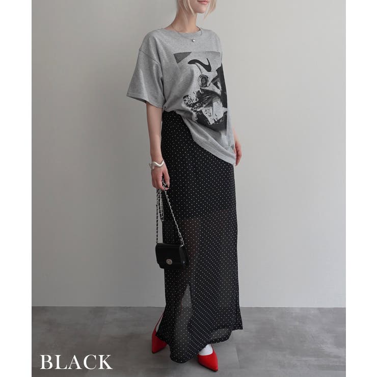 シースルードットロングスカートRashik スカート 大人カジュアル | BUYSENSE | 詳細画像13 