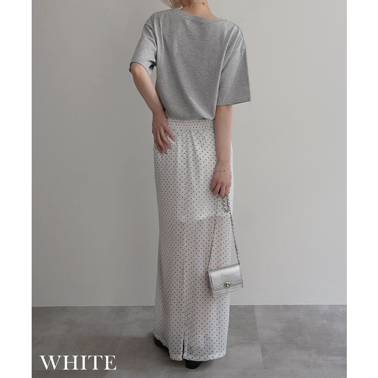 シースルードットロングスカートRashik スカート 大人カジュアル | BUYSENSE | 詳細画像5 