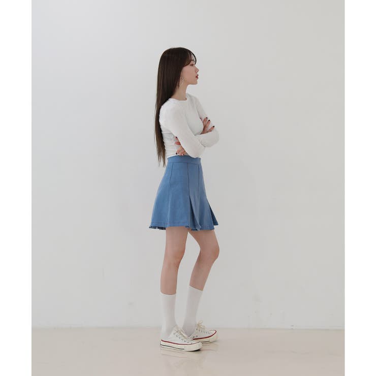 ユニークバックポイントツイストTシャツ | by muni:r | 詳細画像10 