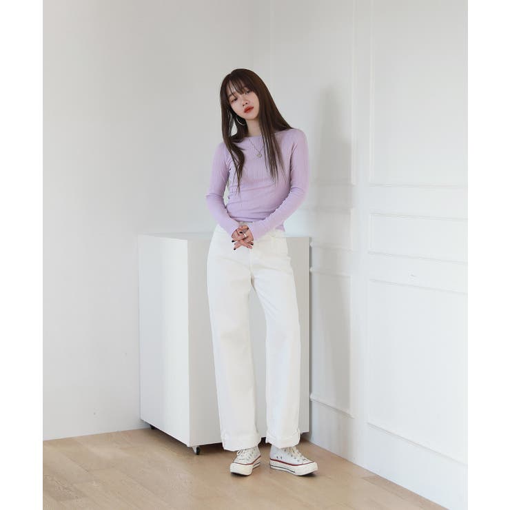 ユニークバックポイントツイストTシャツ | by muni:r | 詳細画像17 