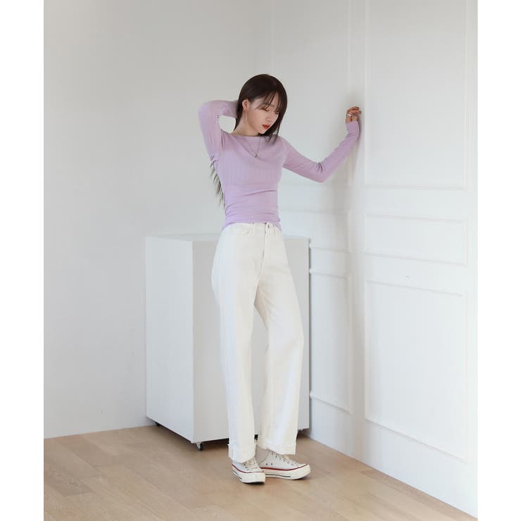 ユニークバックポイントツイストTシャツ | by muni:r | 詳細画像20 