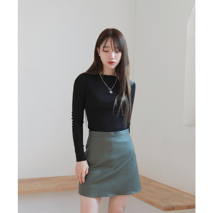 ユニークバックポイントツイストTシャツ | by muni:r | 詳細画像6 