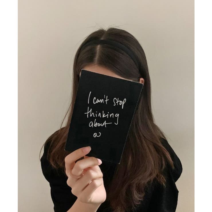 ブラック | デイリーポイント 6カラーサテンヘアバンド | by muni:r