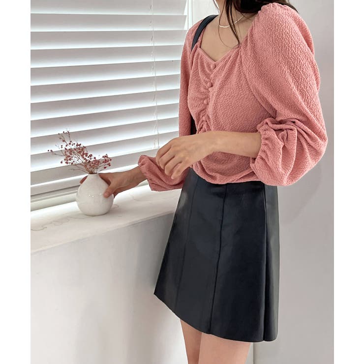 切開ディテールレザースカート | by muni:r | 詳細画像15 