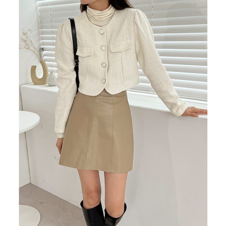 切開ディテールレザースカート | by muni:r | 詳細画像22 