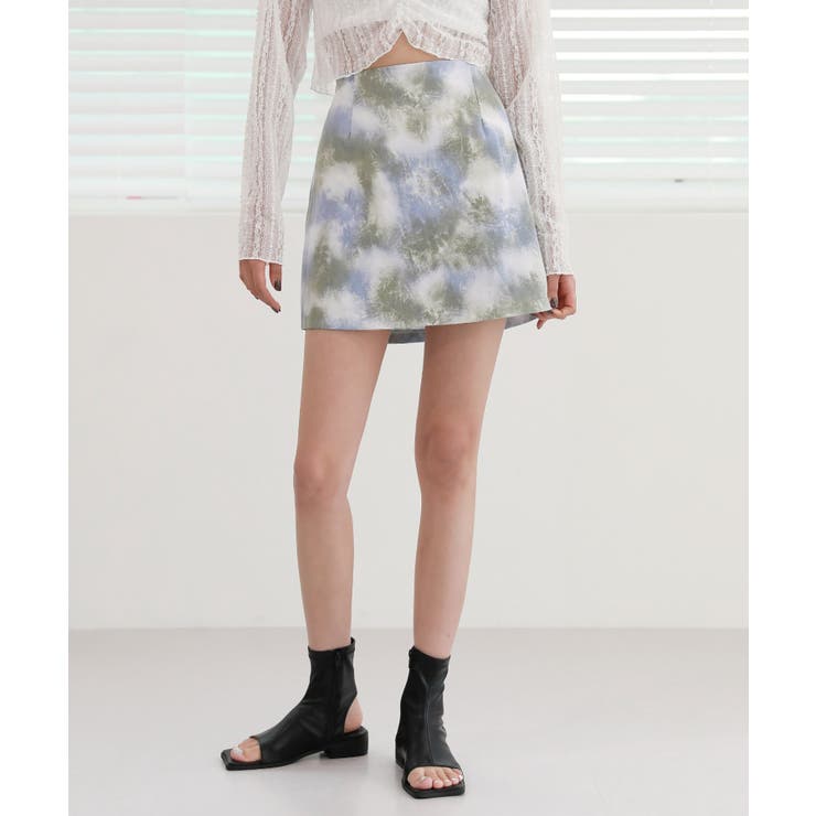 ユニーク/トレンディタイダイミニスカート | by muni:r | 詳細画像1 