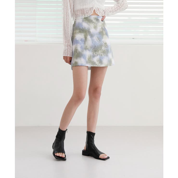 ユニーク/トレンディタイダイミニスカート | by muni:r | 詳細画像2 