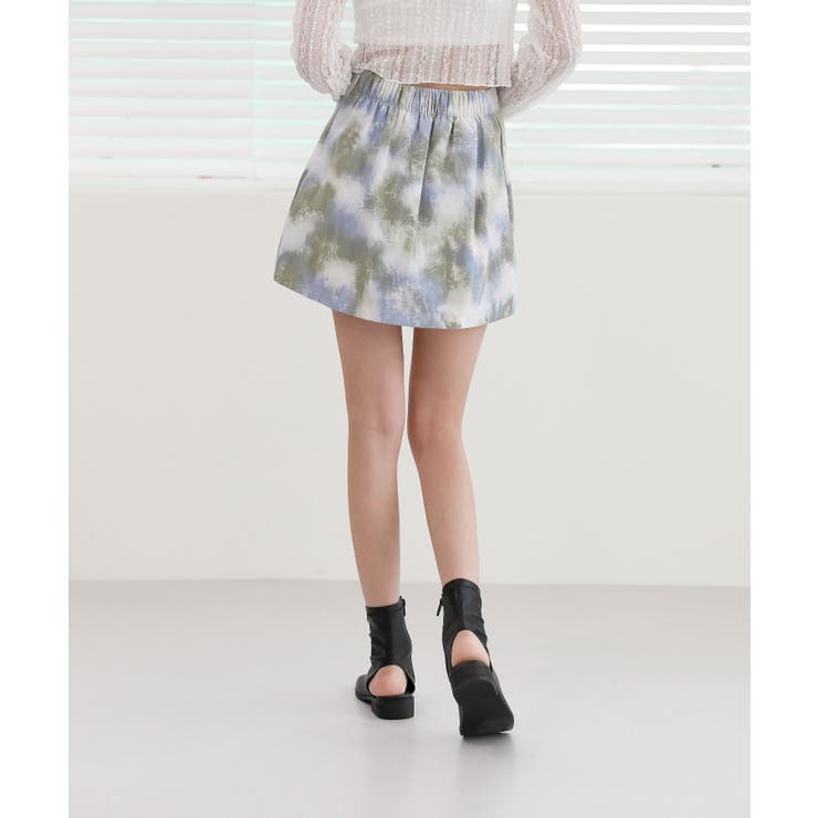 ユニーク/トレンディタイダイミニスカート | by muni:r | 詳細画像4 