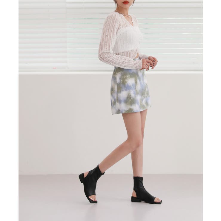 ユニーク/トレンディタイダイミニスカート | by muni:r | 詳細画像7 