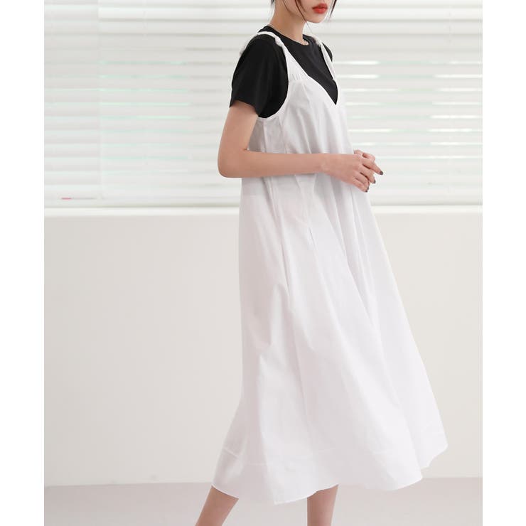 肩のねじれポイントビスチェコットンワンピース | by muni:r | 詳細画像8 