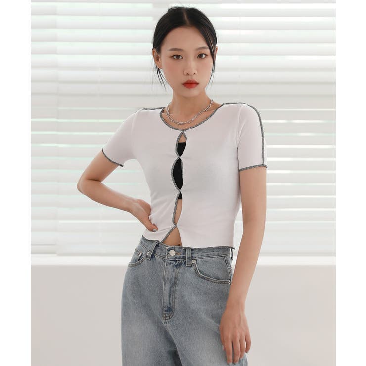 フロントホールTシャツ | by muni:r | 詳細画像1 