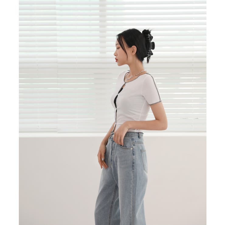 フロントホールTシャツ | by muni:r | 詳細画像2 