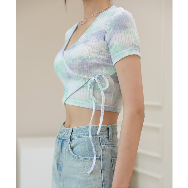 ユニーク タイダイ染め パターン Tシャツ | by muni:r | 詳細画像14 