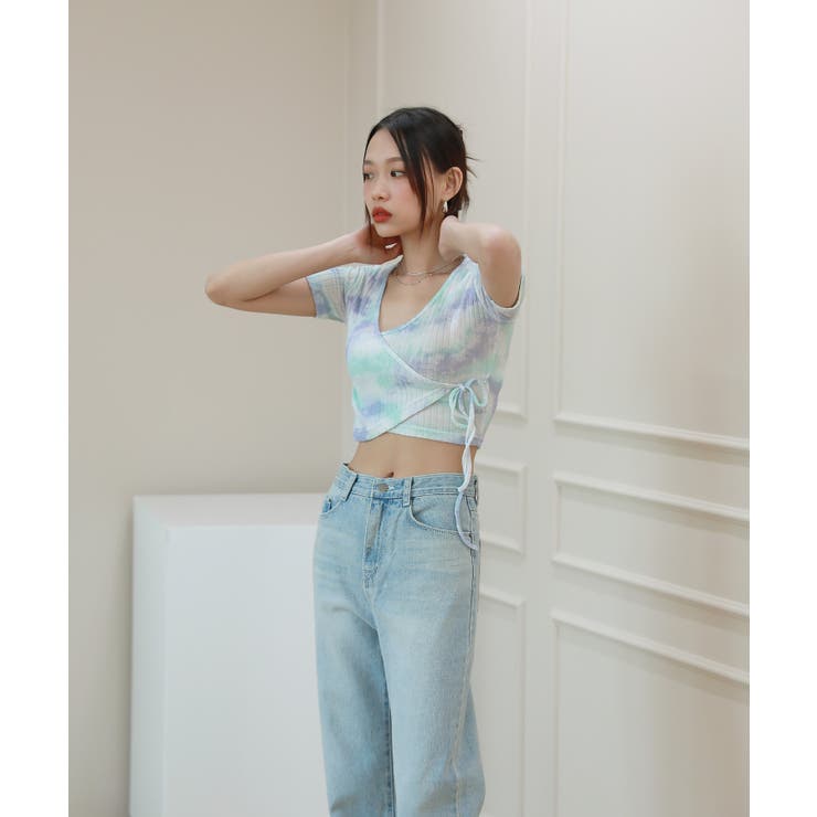 ユニーク タイダイ染め パターン Tシャツ | by muni:r | 詳細画像16 