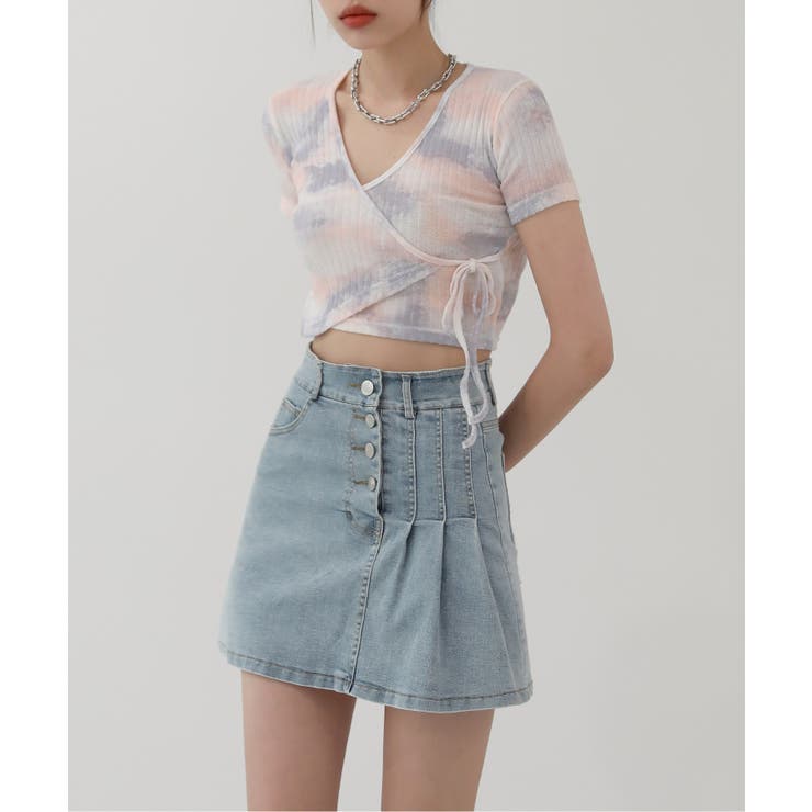 ユニーク タイダイ染め パターン Tシャツ | by muni:r | 詳細画像1 