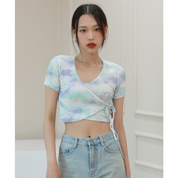 ミント | ユニーク タイダイ染め パターン Tシャツ | by muni:r