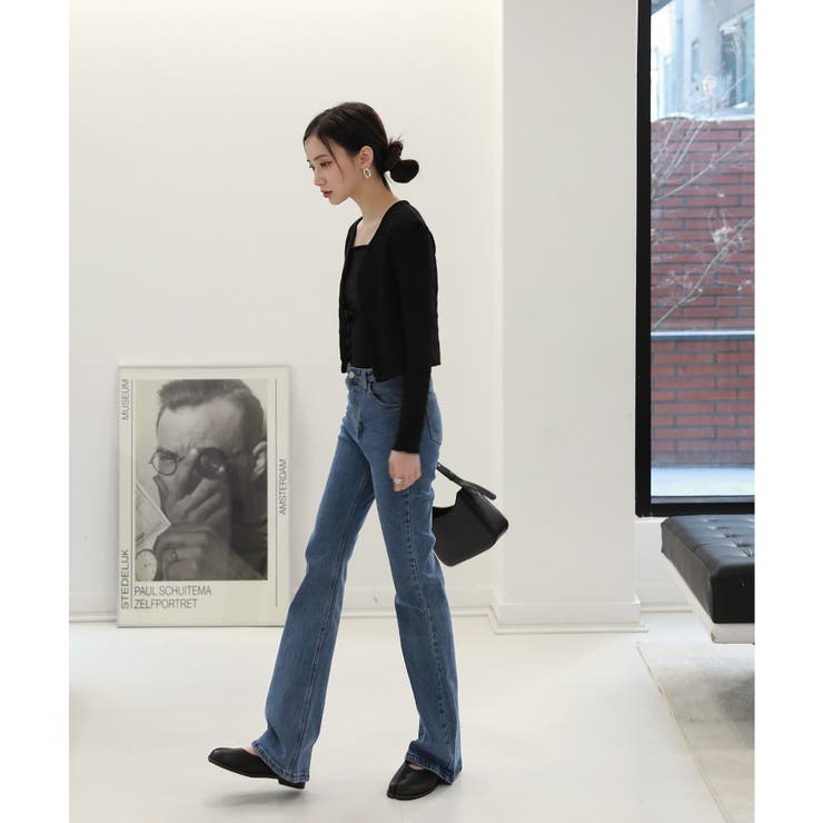 ボーダークロップドカーディガンセット | by muni:r | 詳細画像10 