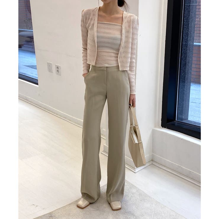 ボーダークロップドカーディガンセット | by muni:r | 詳細画像23 