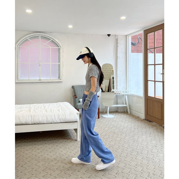 テリーVネックカラー半袖Tシャツ(ウォーマーSET) | by muni:r | 詳細画像19 