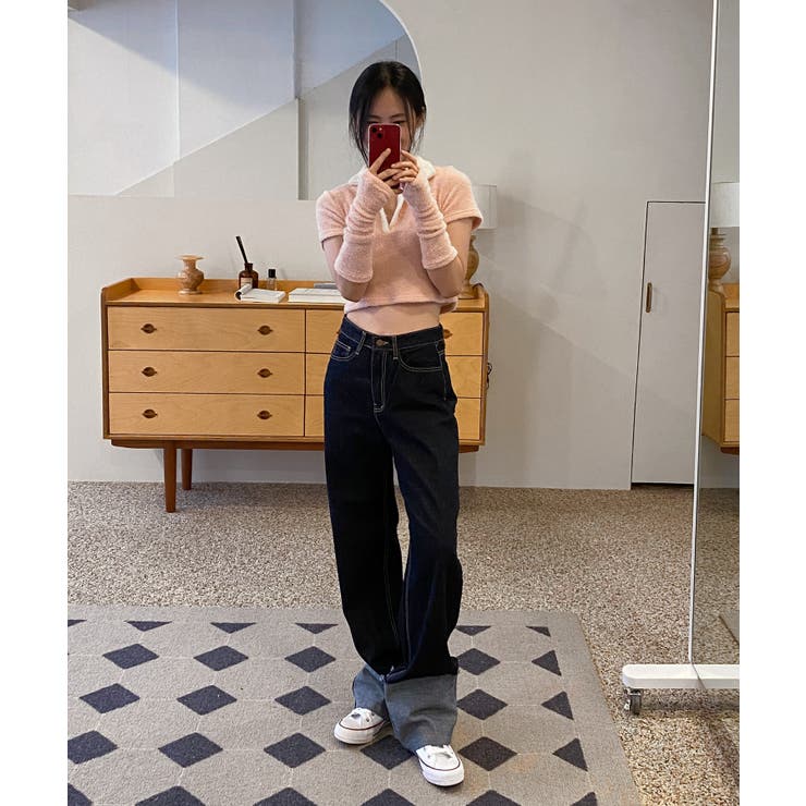 テリーVネックカラー半袖Tシャツ(ウォーマーSET) | by muni:r | 詳細画像47 