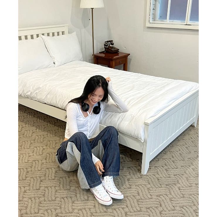 ユニークスリットポイント 長袖カーディガン | by muni:r | 詳細画像1 