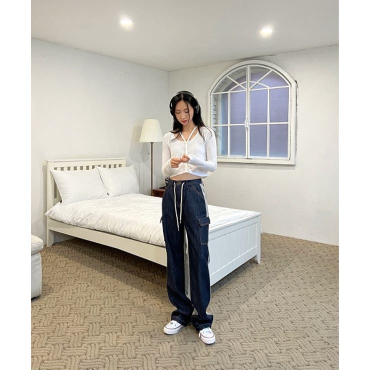 ユニークスリットポイント 長袖カーディガン | by muni:r | 詳細画像10 