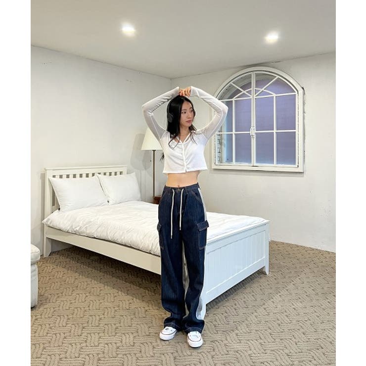 ユニークスリットポイント 長袖カーディガン | by muni:r | 詳細画像11 