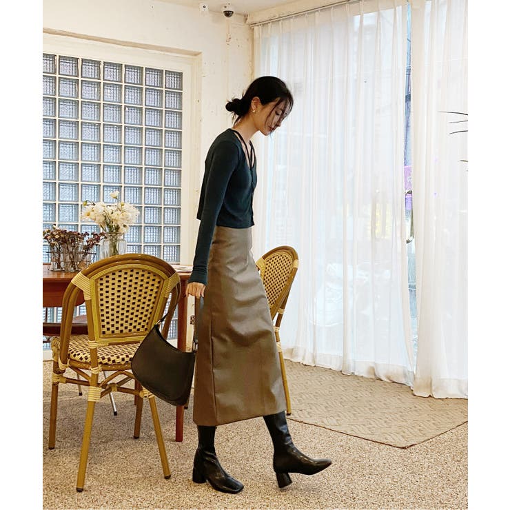 ユニークスリットポイント 長袖カーディガン | by muni:r | 詳細画像39 