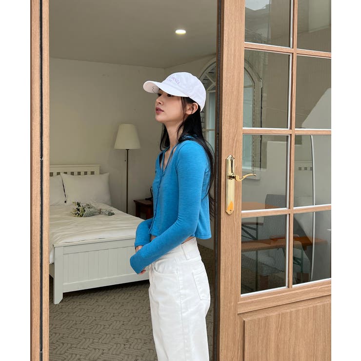 ユニークスリットポイント 長袖カーディガン | by muni:r | 詳細画像46 