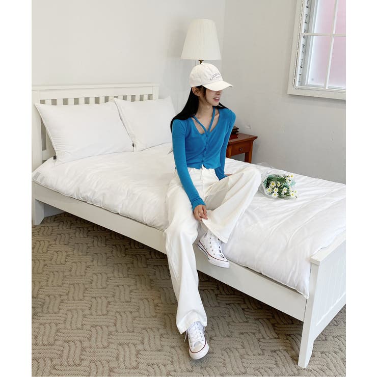 ユニークスリットポイント 長袖カーディガン | by muni:r | 詳細画像56 