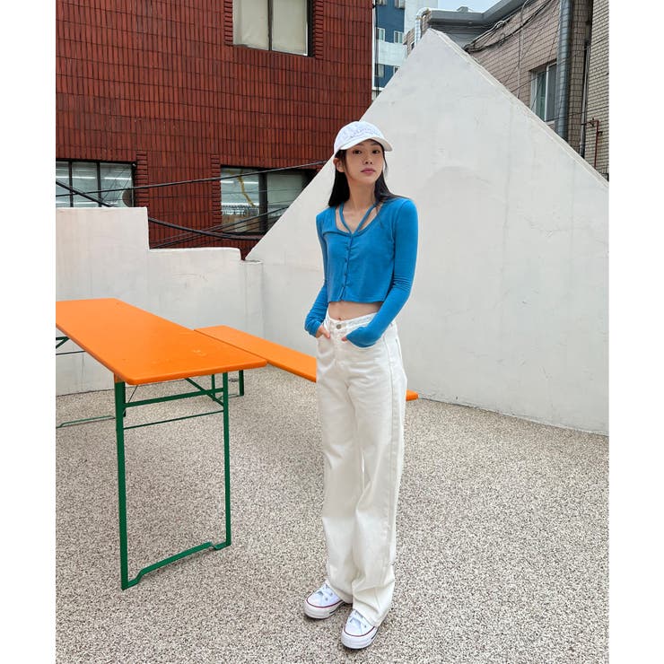 ユニークスリットポイント 長袖カーディガン | by muni:r | 詳細画像60 