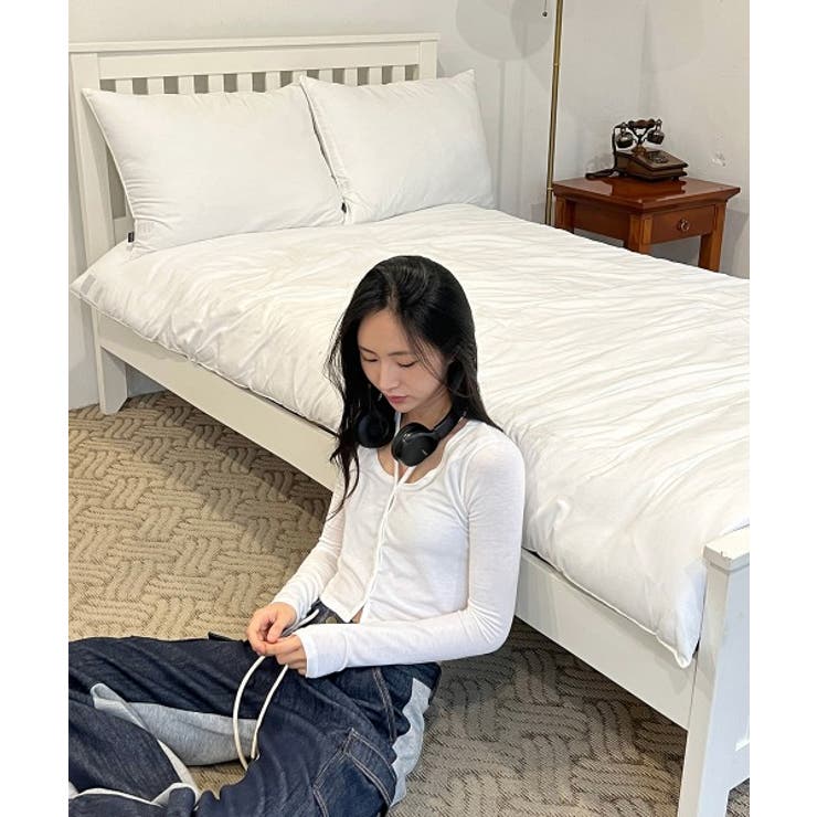 ユニークスリットポイント 長袖カーディガン | by muni:r | 詳細画像64 