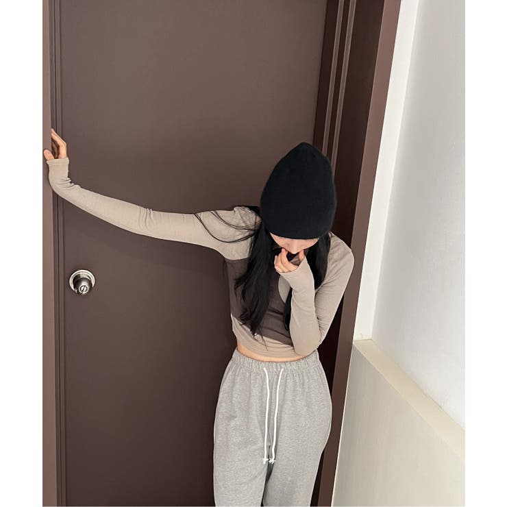 ウェーブ配色レイヤードTシャツ | by muni:r | 詳細画像25 