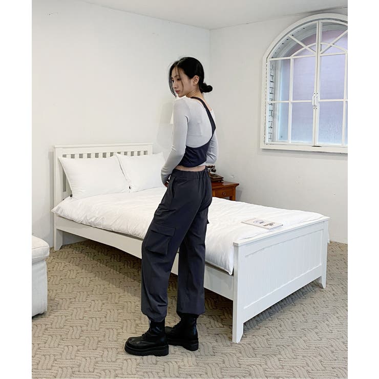 ウェーブ配色レイヤードTシャツ | by muni:r | 詳細画像6 