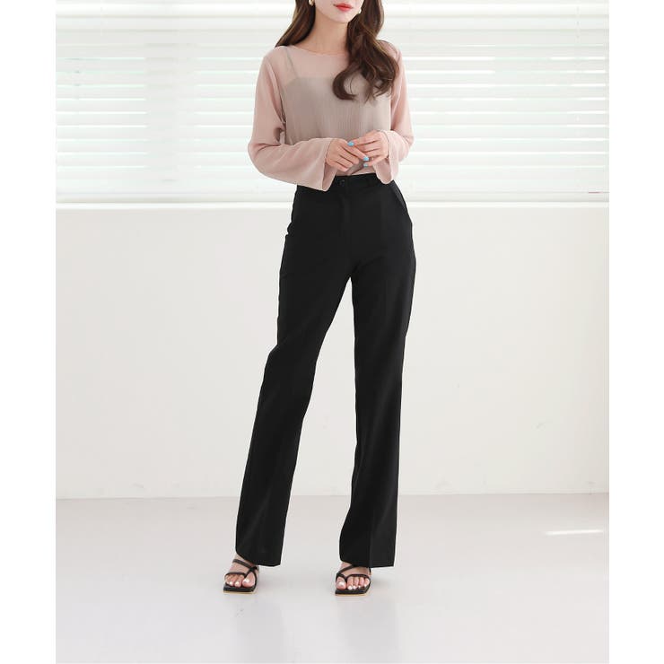 ムニールハイネック アイテム 新しいデザインのシースルー ブラウス | by muni:r | 詳細画像18 