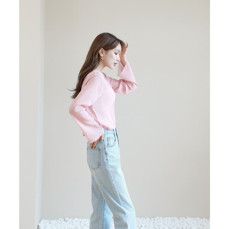 ムニールハイネック アイテム 新しいデザインのシースルー ブラウス | by muni:r | 詳細画像51 