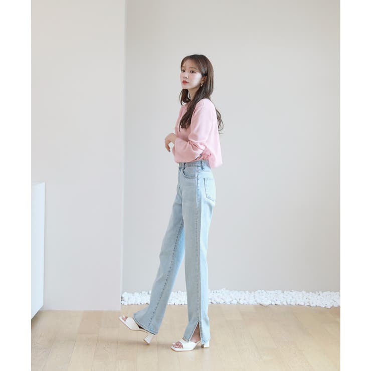 ムニールハイネック アイテム 新しいデザインのシースルー ブラウス | by muni:r | 詳細画像53 