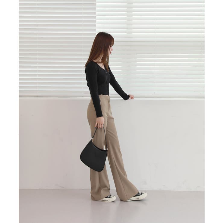 ベーシック リブ ダブル ボタンカーディガン | by muni:r | 詳細画像13 