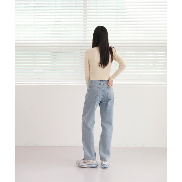 ベーシック リブ ダブル ボタンカーディガン | by muni:r | 詳細画像17 