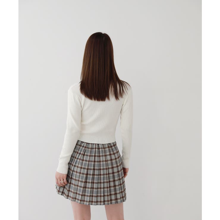 ベーシック リブ ダブル ボタンカーディガン | by muni:r | 詳細画像2 